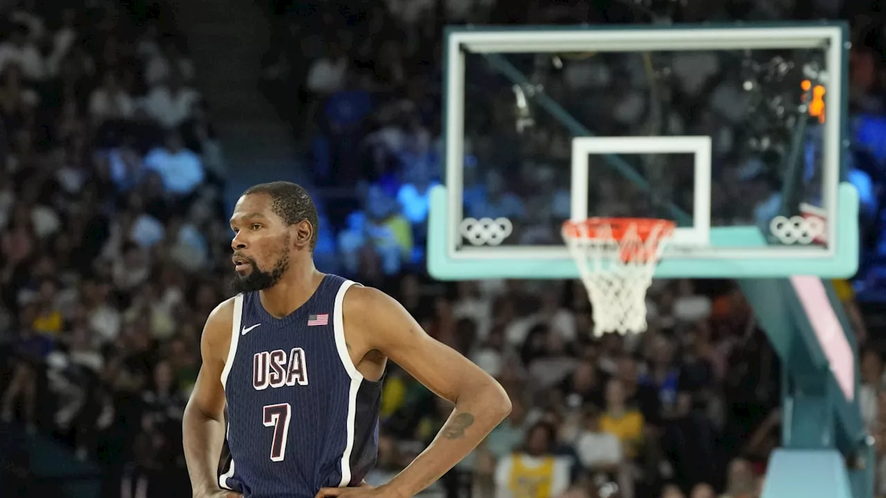 Kevin Durant Reacts to Breaking Olympic Record