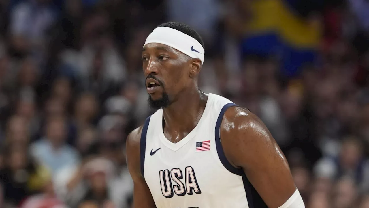 Miami Heat’s Bam Adebayo Catches Kevin Durant Napping On Team USA Bus