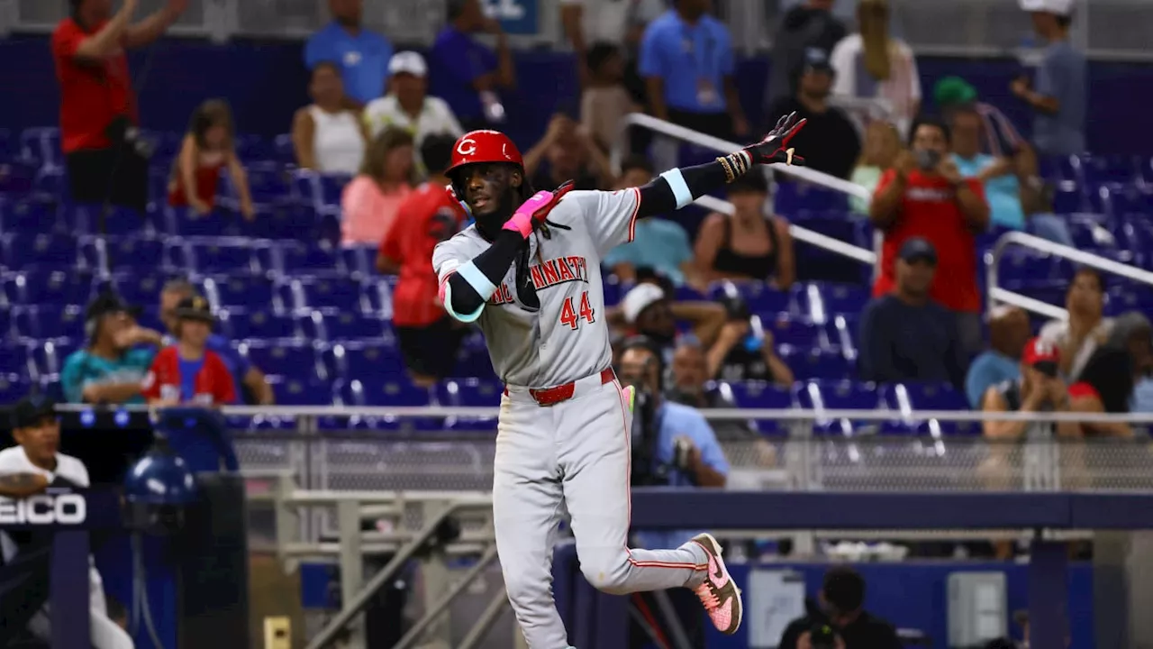 More History for Elly De La Cruz in Cincinnati Reds' 8-2 Win Over Miami Marlins