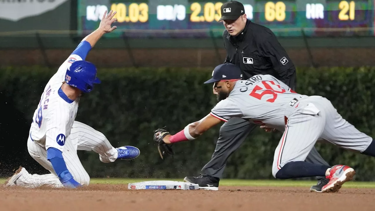 Twins' five-game winning streak ends with loss to Cubs