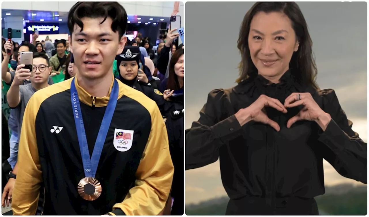 'Go Team Malaysia': Michelle Yeoh congratulates Zii Jia on Olympics bronze medal