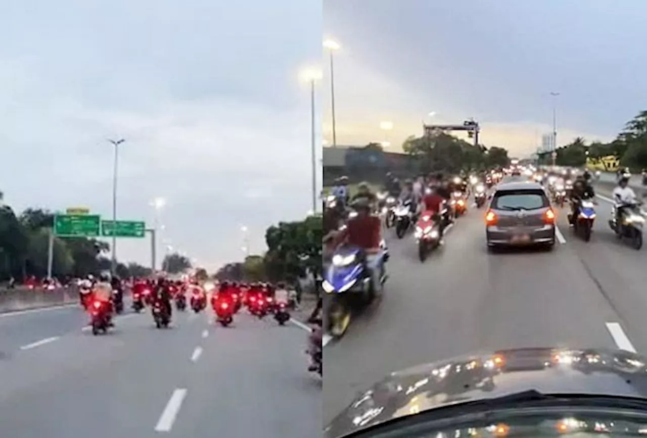QuickCheck: Did a large group of motorcyclists ride against Penang traffic to flee cops?