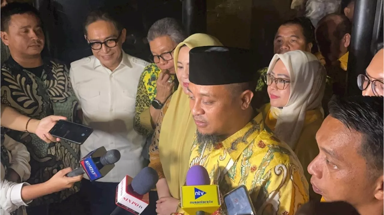 Andi Sulaiman-Fatma Temui Airlangga, Minta Tiket Maju Pilgub Sulsel