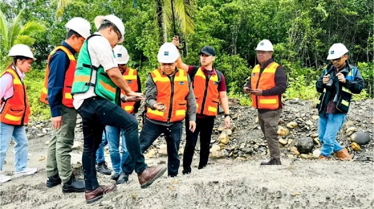 Jhonlin Grup Kunjungi Freeport Pemanfaatan Tailing untuk Bangun Infrastruktur Jalan Proyek Cetak Sawah