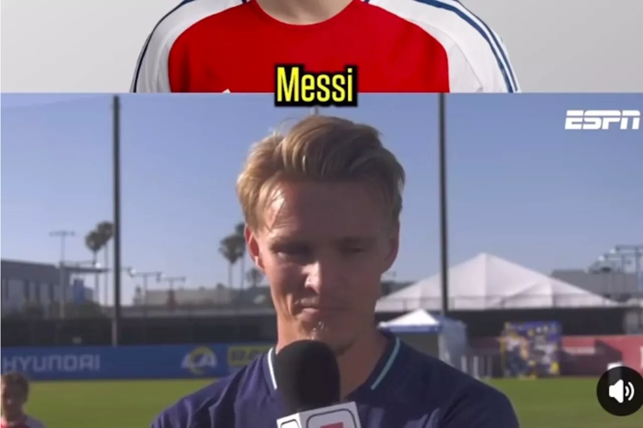 Martin Odegaard has one word to describe teammates and one of them is Lionel Messi...