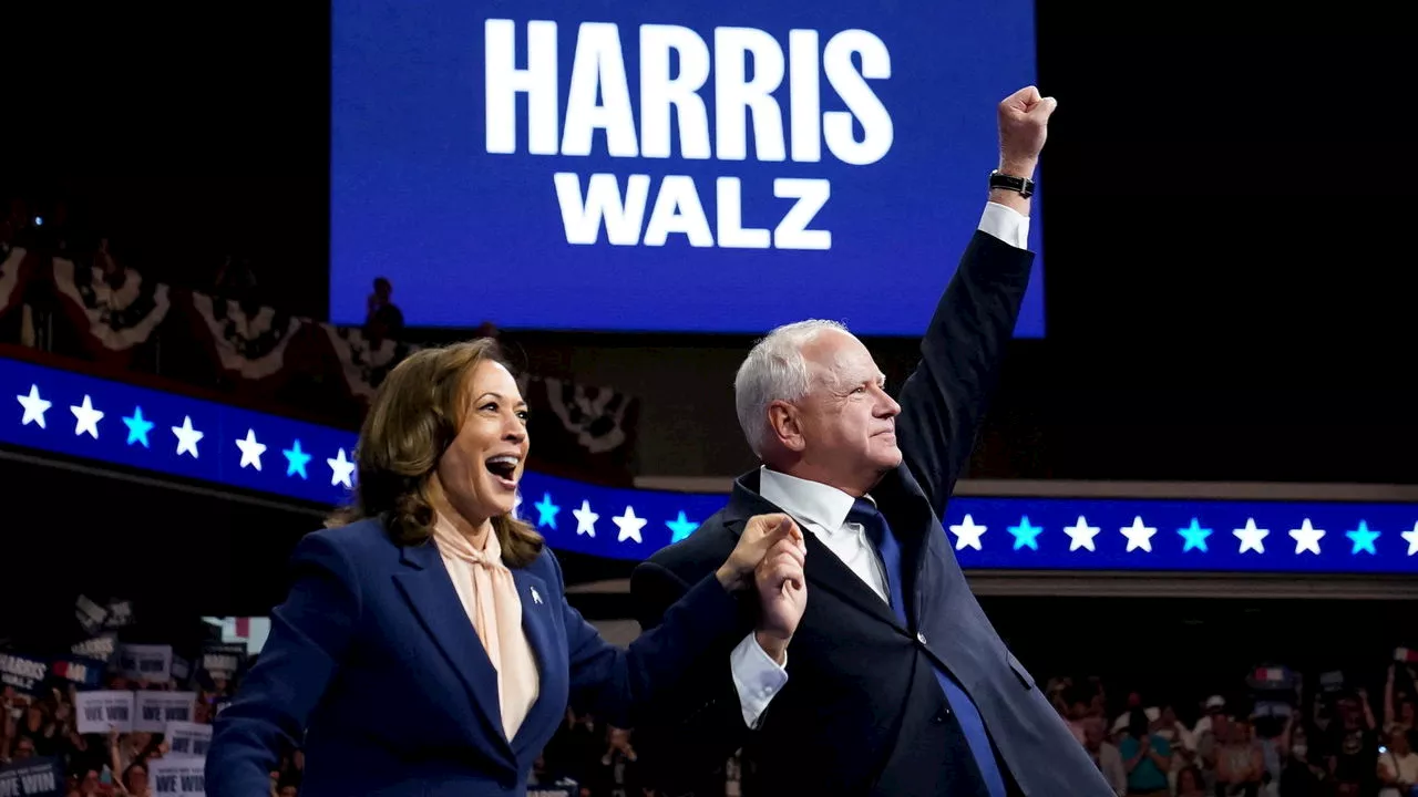 Kamala Harris introduces “Coach” Tim Walz, her trusty running-mate