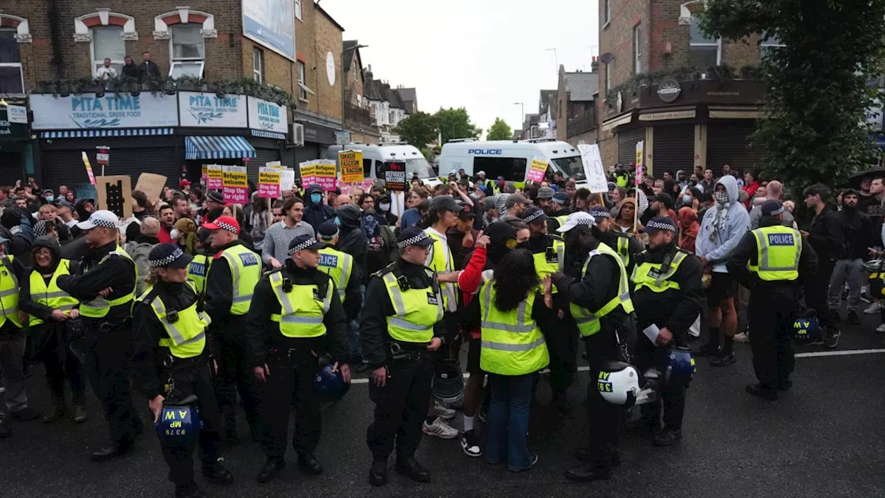 Riot police on standby for ‘foreseeable future’ over fears of far-right unrest