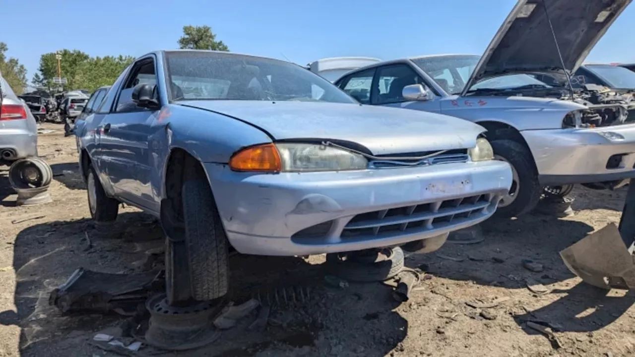 Junked 1995 Mitsubishi Mirage S Coupe