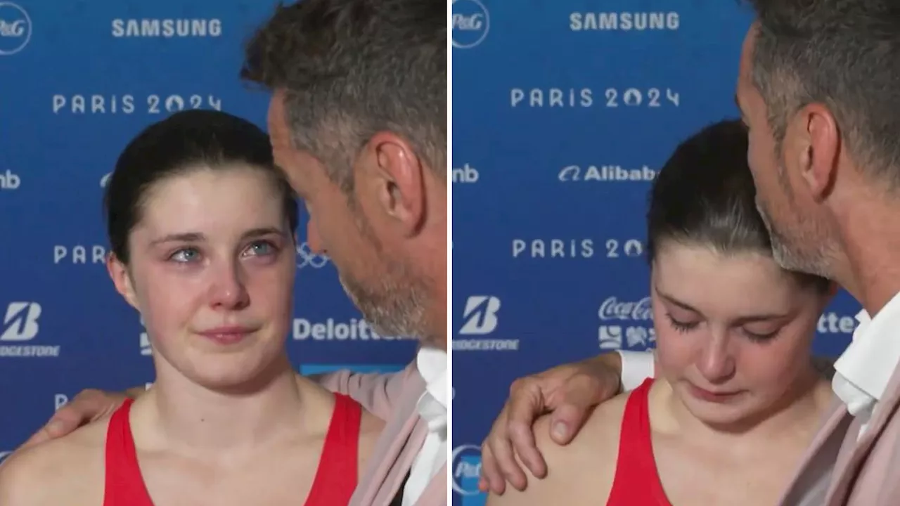 Heartbreaking moment Fred Sirieix consoles teary daughter Andrea after she misses out on medal at Olympics...