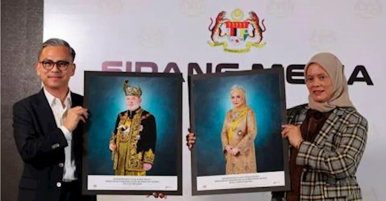 Potret rasmi Agong, Raja Permaisuri mula diedar esok