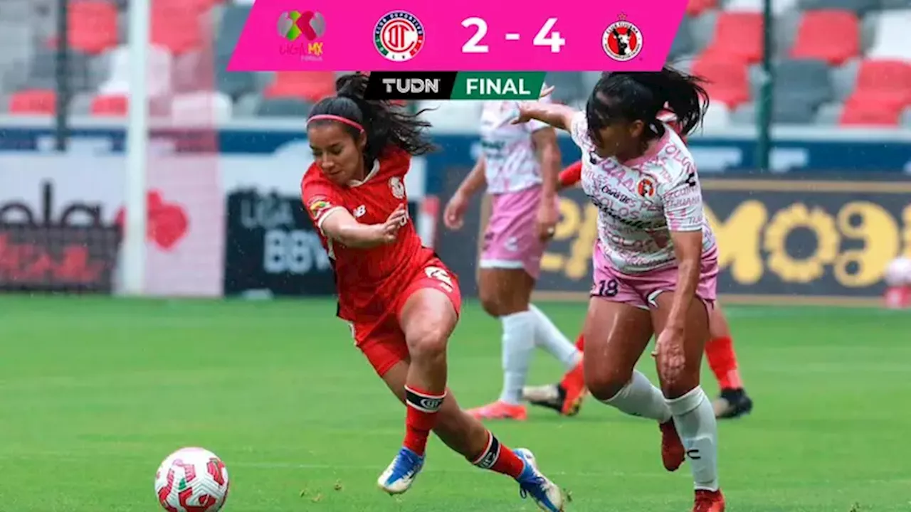 Tijuana se impone a Toluca en la jornada 4 de la Liga Mx Femenil