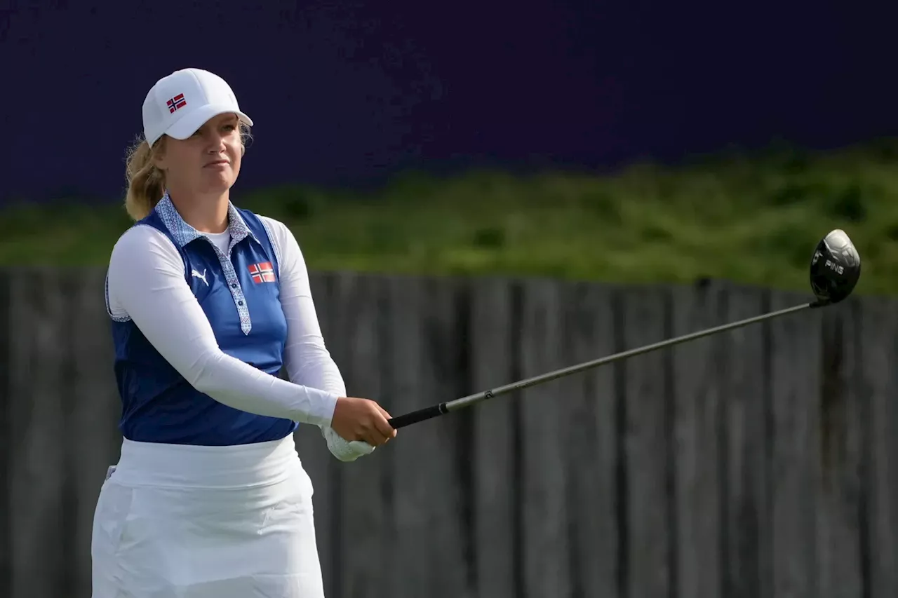 Golf: Celine Borge pangåpnet i OL – i tetsjiktet tross to sene bogeyer