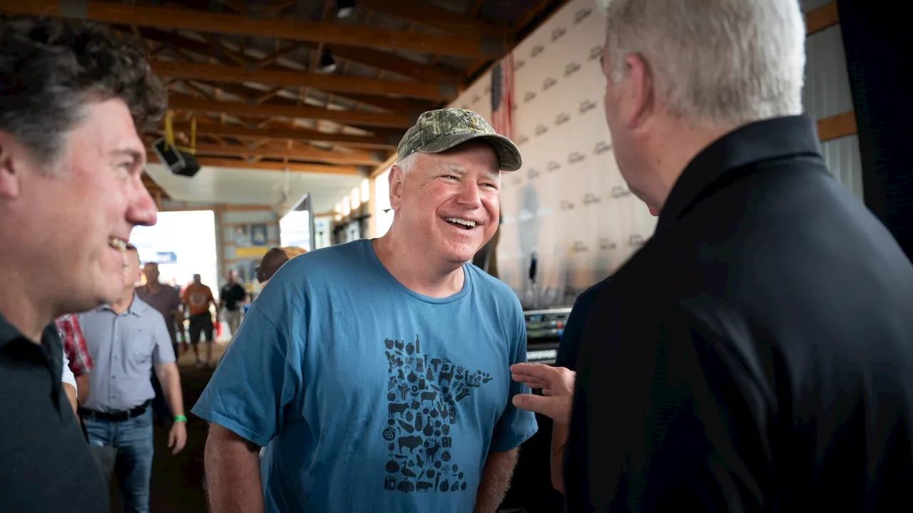 Tim Walz at the Minnesota State Fair Redefines BDE: Big Dad Energy