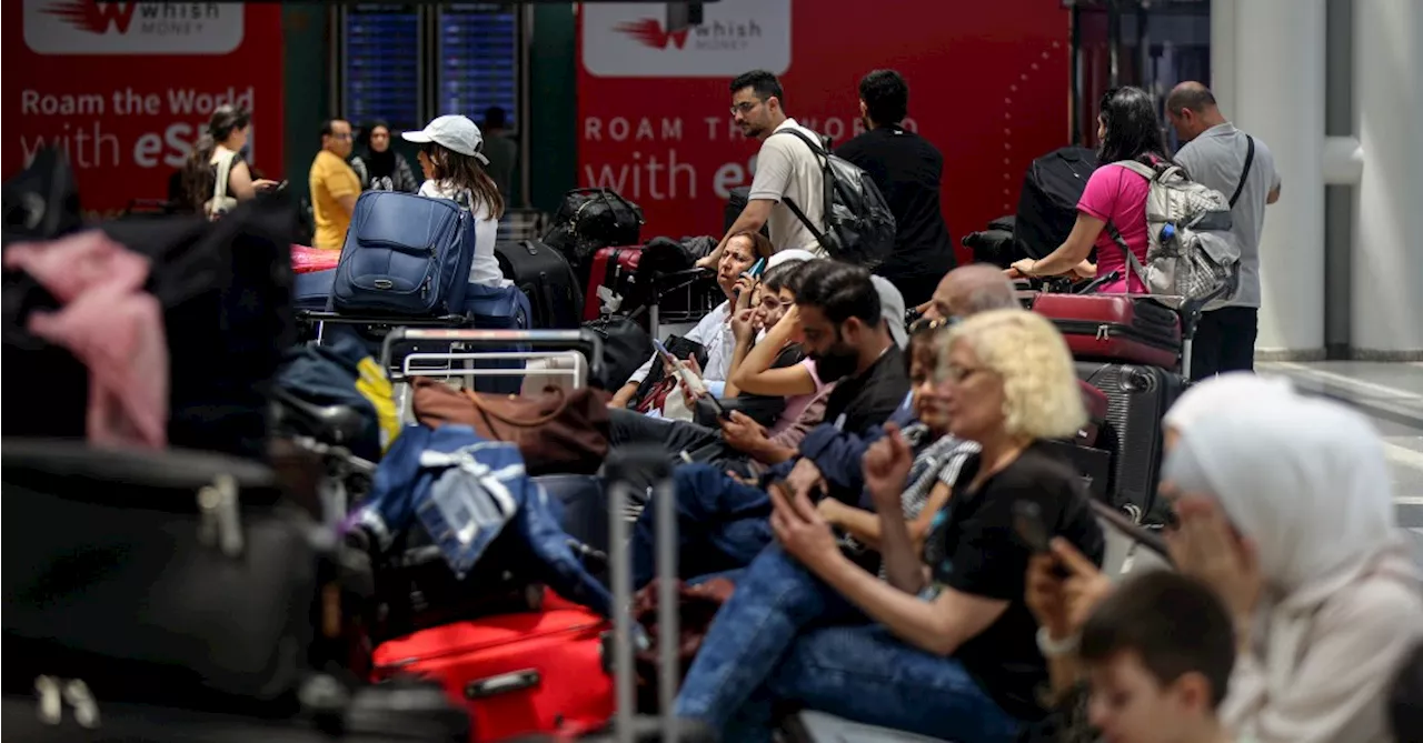 Aeroporto de Beirute tem passageiros em pânico após países emitirem ordem de retirada