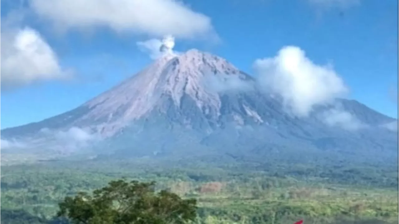 Gunung Semeru Erupsi Lagi dengan Amplitudo 22 Mm hingga Rabu Dini Hari