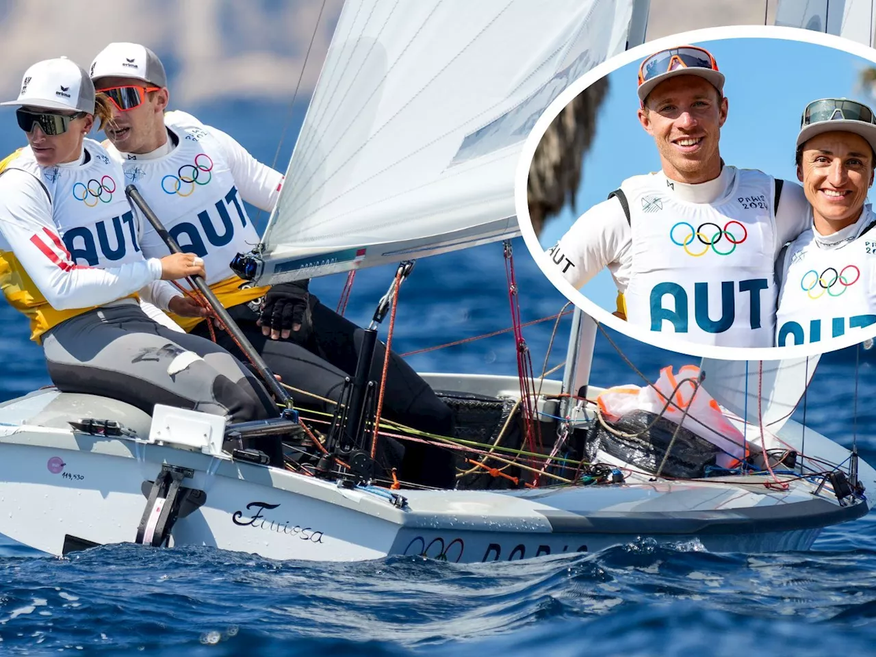 Olympia: 470er-Segler Vadlau/Mähr als klar Führende ins Medal Race