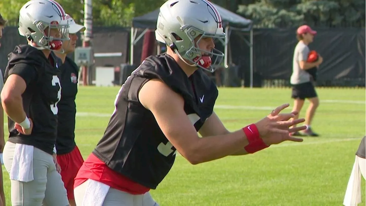 Howard, Brown meet with media amidst Ohio State quarterback competition