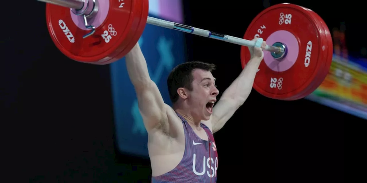 Hampton Morris, 20, becomes 1st US men’s weightlifter to medal at the Olympics since 1984