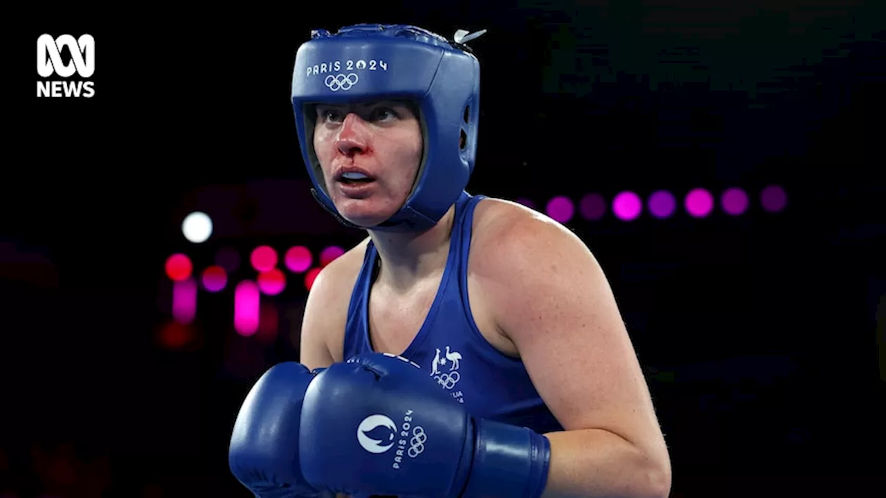 Boxers Caitlin Parker and Charlie Senior both earn bronze medals in rare double for Team Australia at the Paris Olympics