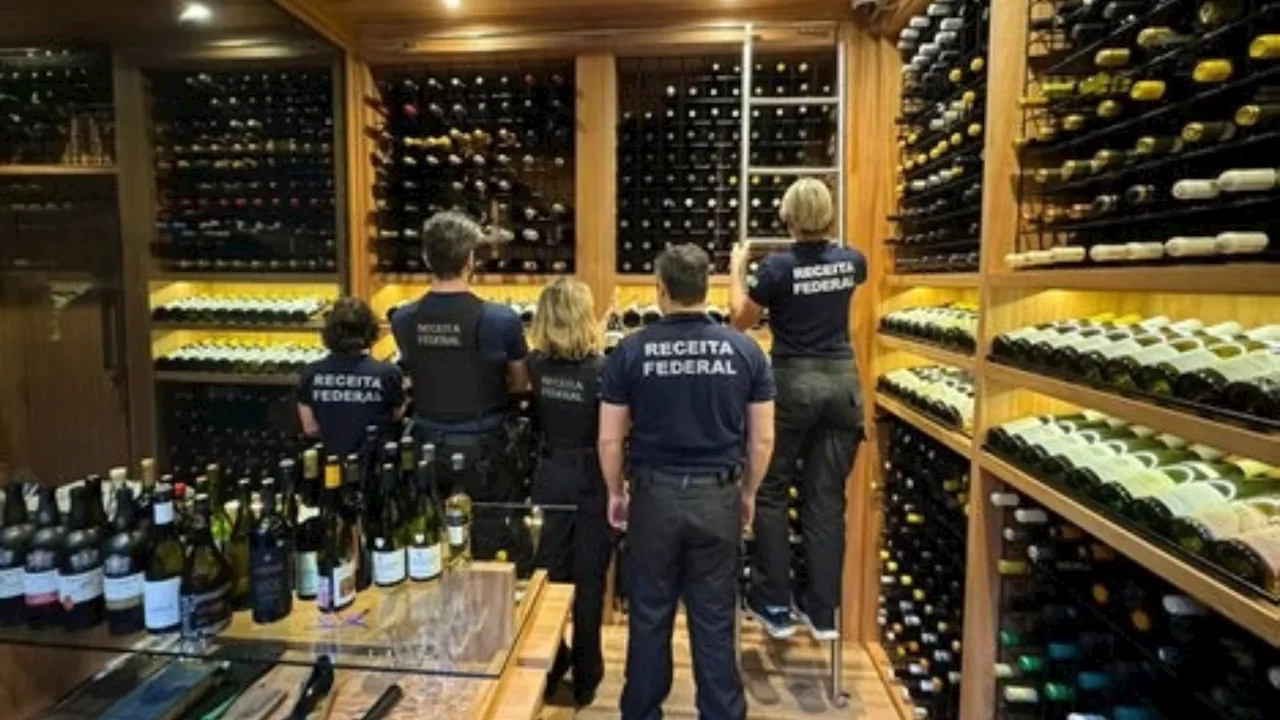 Operação da Receita Federal apreende mais de R$ 6 milhões em vinhos