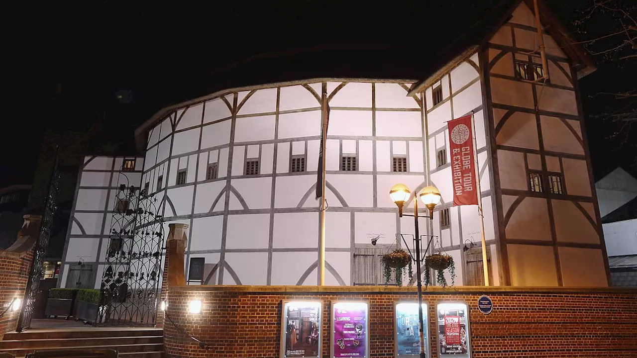 Exit, pursued by a FLARE: Panic as London's open-air Shakespeare's Globe theatre is EVACUATED...