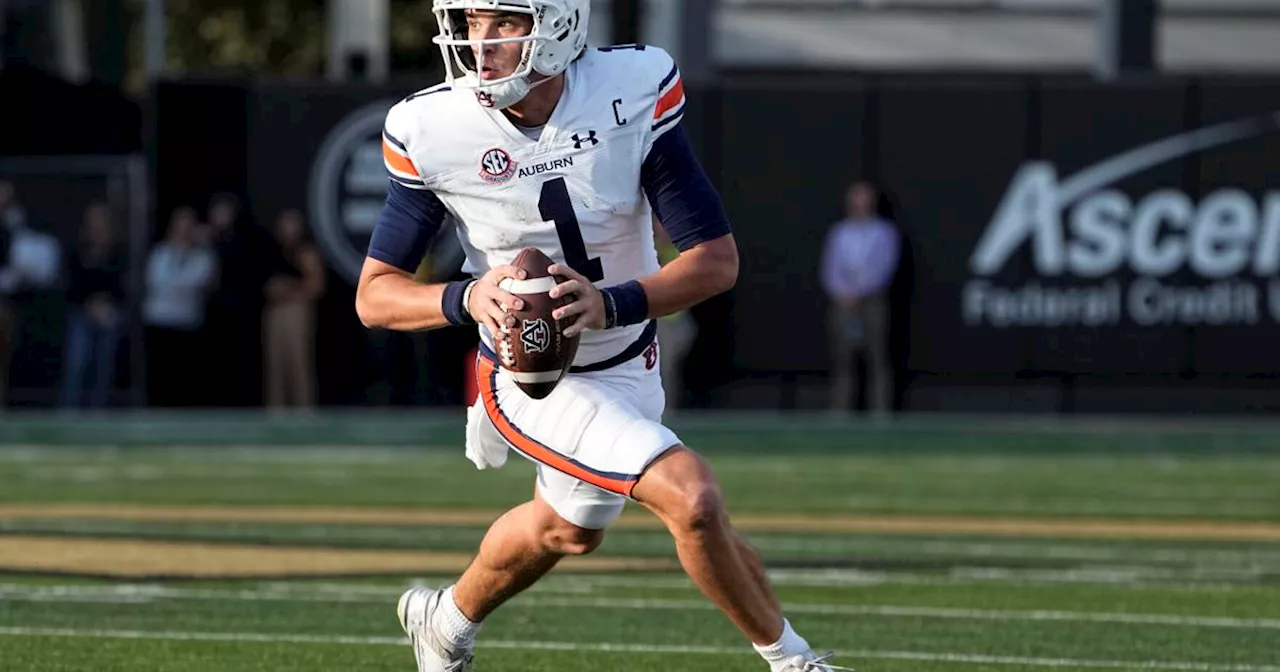 Teammates feel AU's Thorne is more comfortable this year at QB