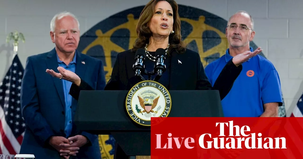 Harris continues battleground blitz after Trump’s rambling press conference