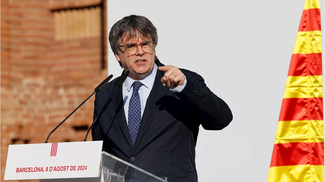 Las reacciones políticas a la aparición y fuga de Carles Puigdemont