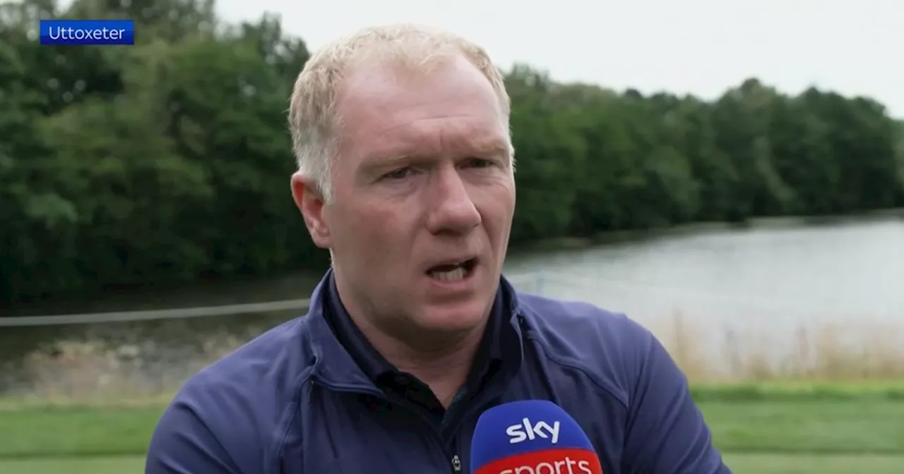 Paul Scholes shares two United concerns that everybody is talking about