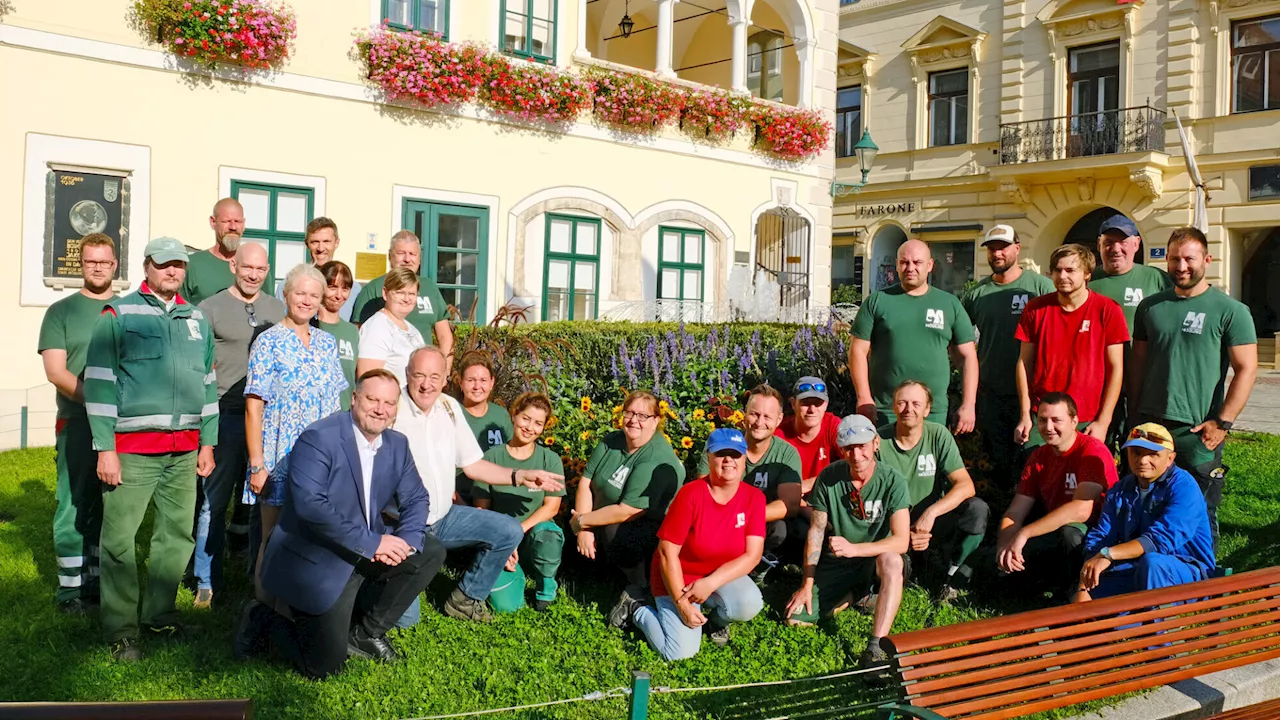 Mödling holt „Blühendes NÖ'-Titel