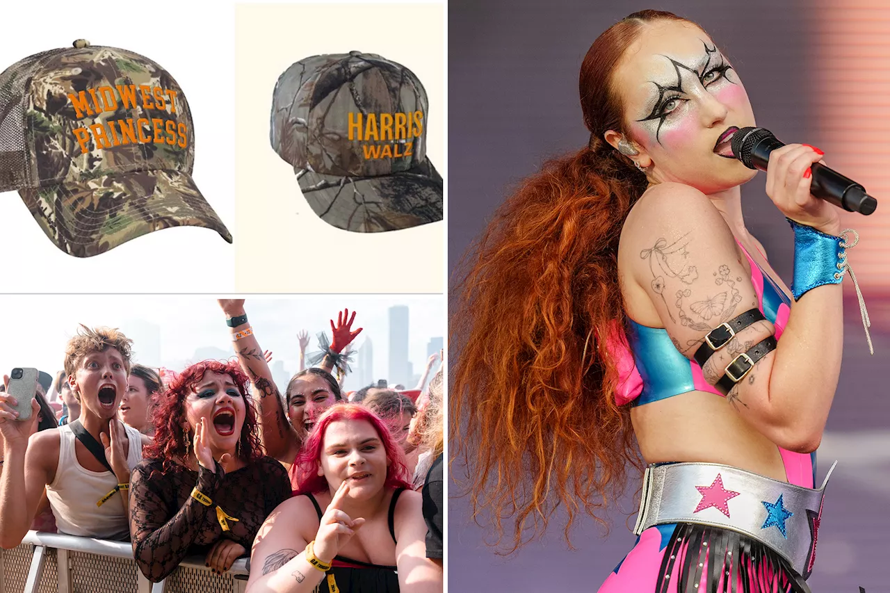 Harris-Walz campaign's viral $1 million camo hat rips off design from pop star Chappell Roan