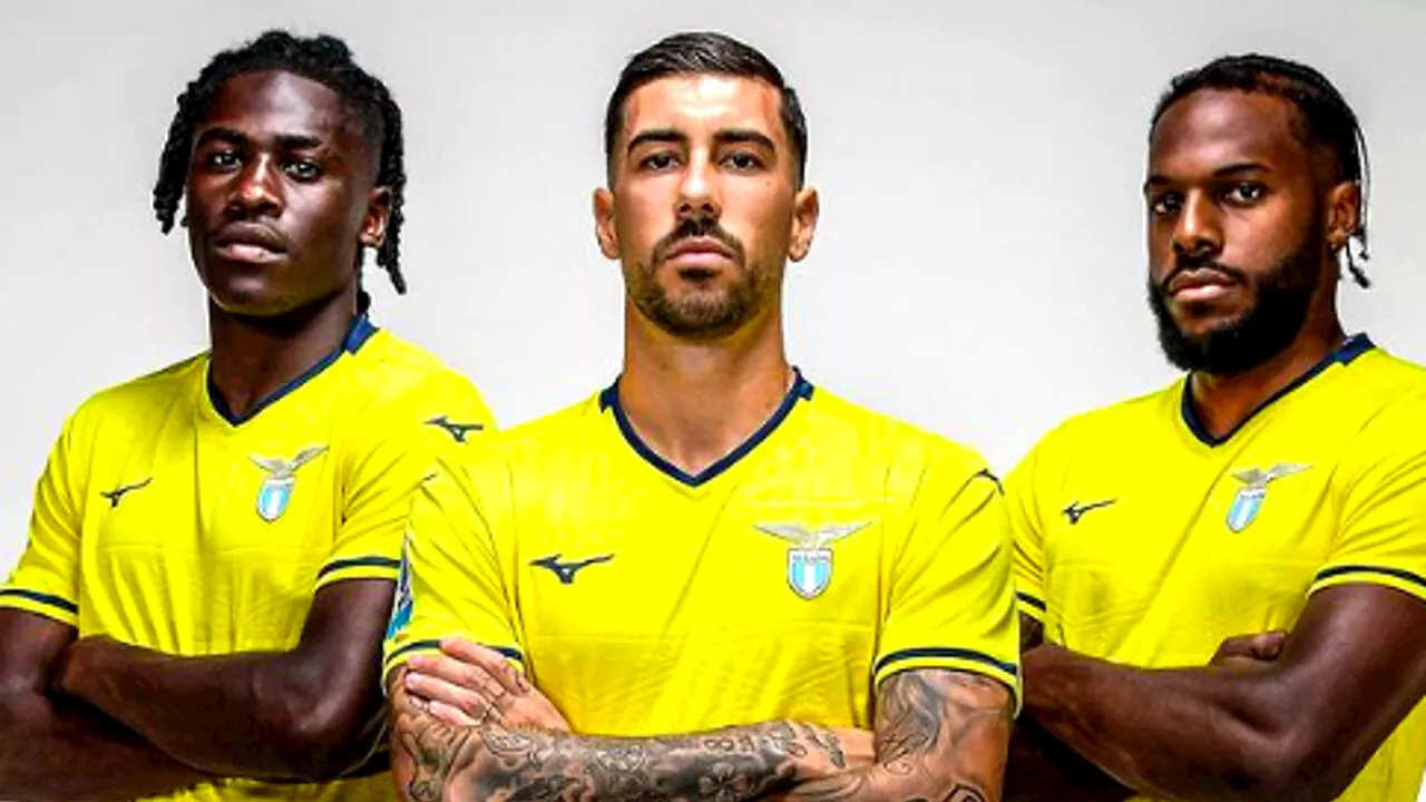 Lazio, le foto della nuova maglia da trasferta per la stagione 2024/2025