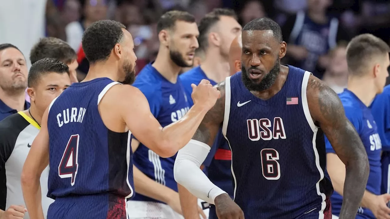 Lakers' LeBron James, Team USA Rally Late to Beat Serbia, Advance to Gold Medal Game