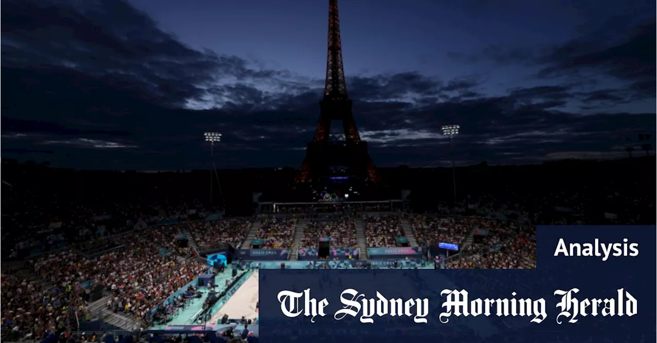 Brazilians tower at the Eiffel leaving Aussies beached