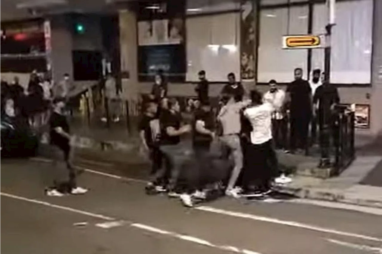 Jail for five men over Orchard Road riot that was captured on viral videos in 2022