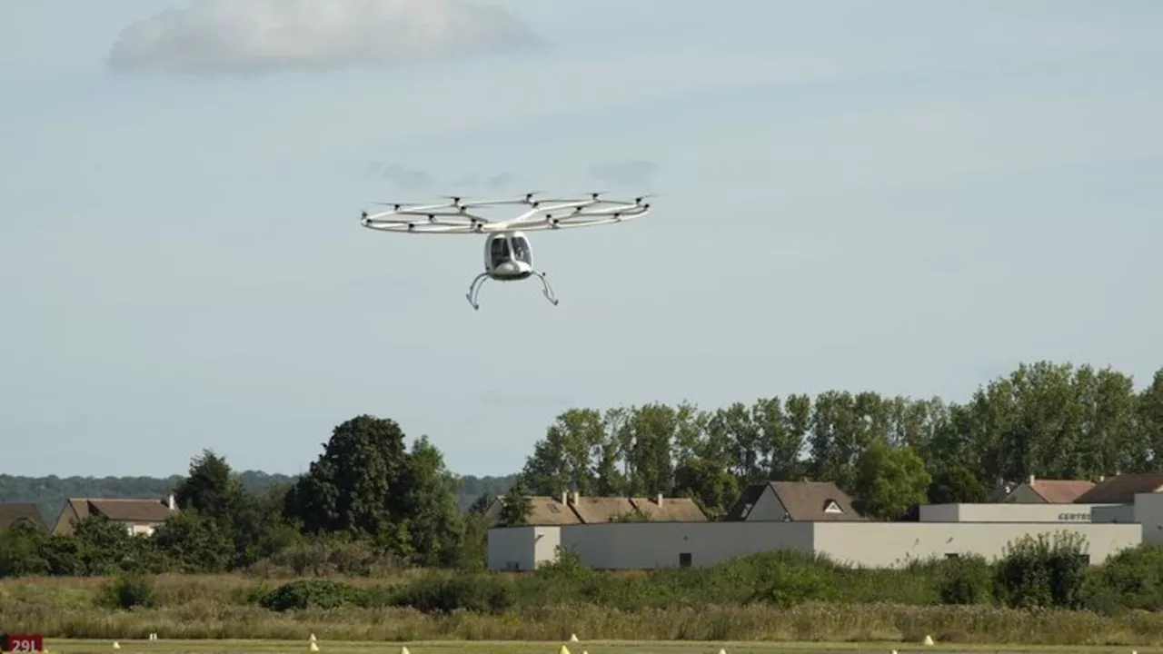 Flugtaxi-Hersteller: Volocopter fliegt in Frankreich während Olympischer Spiele