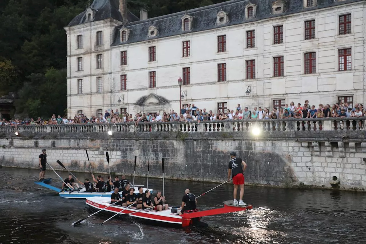 Brantôme-en-Périgord, son abbaye, ses touristes, et ses joutes nautiques historiques