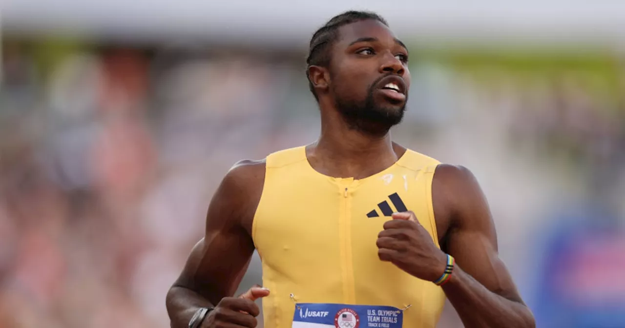 Noah Lyles Runs in Olympics 200-meter With COVID, Leaves In Wheelchair