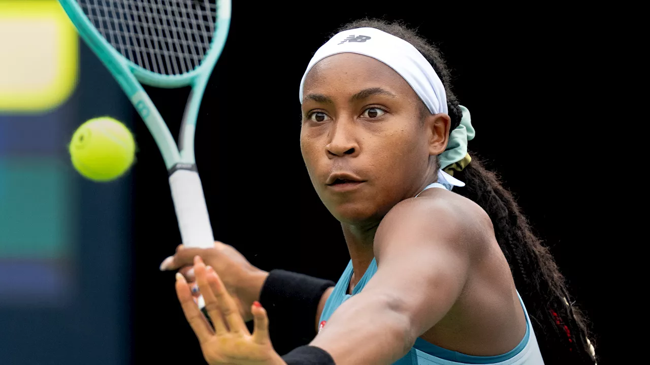 Top-seeded Gauff beats Wang in Toronto