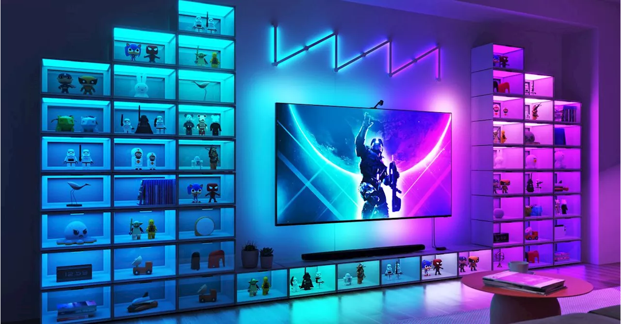 You can stack and sync up to 300 of Nanoleaf’s new color-changing display cases