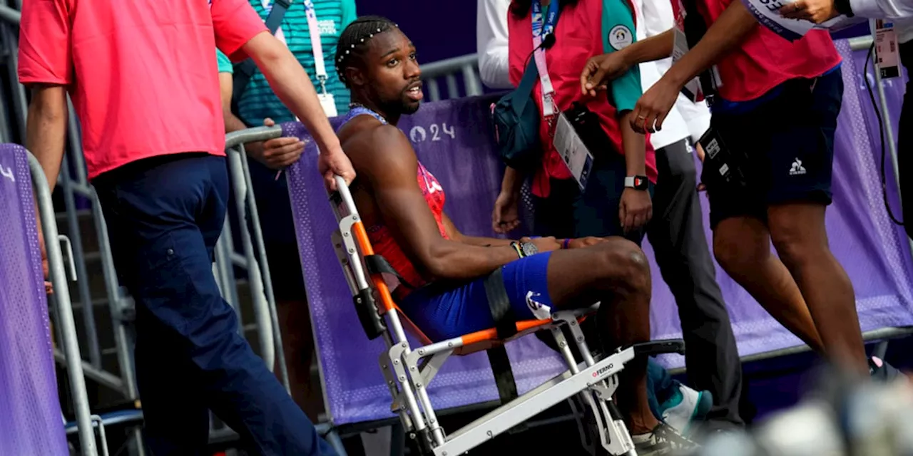 Noah Lyles, diagnosed with COVID, wins bronze in men’s 200m final