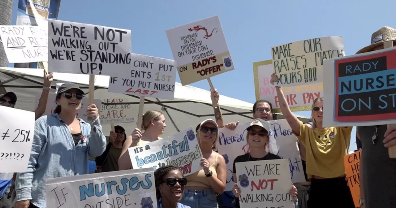 Nurses Union prepares for 2nd strike at Rady Children's Hospital after talks fail