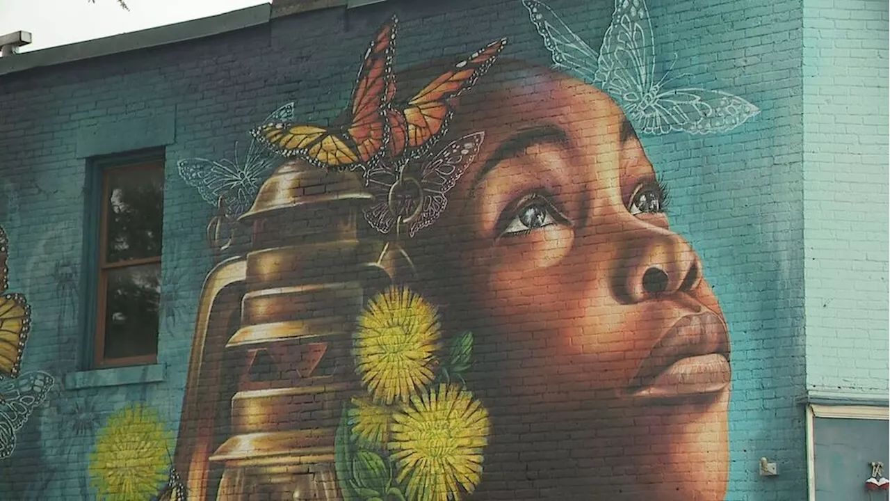 Rochester students unveil new mural 'The Dreamer' to celebrate school's decade