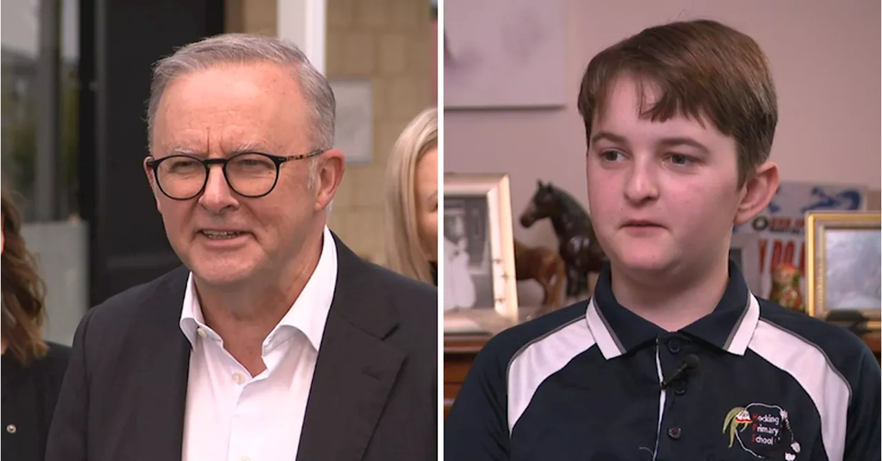 Prime Minister Anthony Albanese weighs in on 11-year-old's ban from school canteen