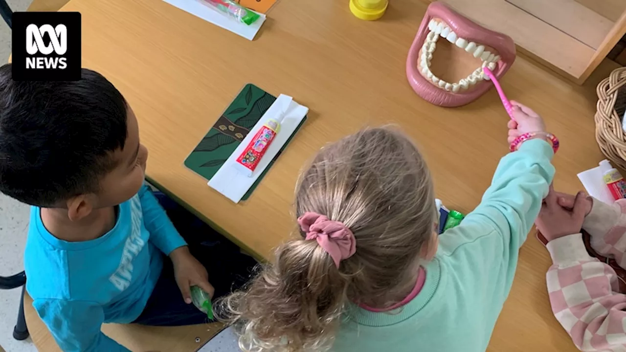 Rural kindergartens trial dry tooth brushing to combat children's dental decay