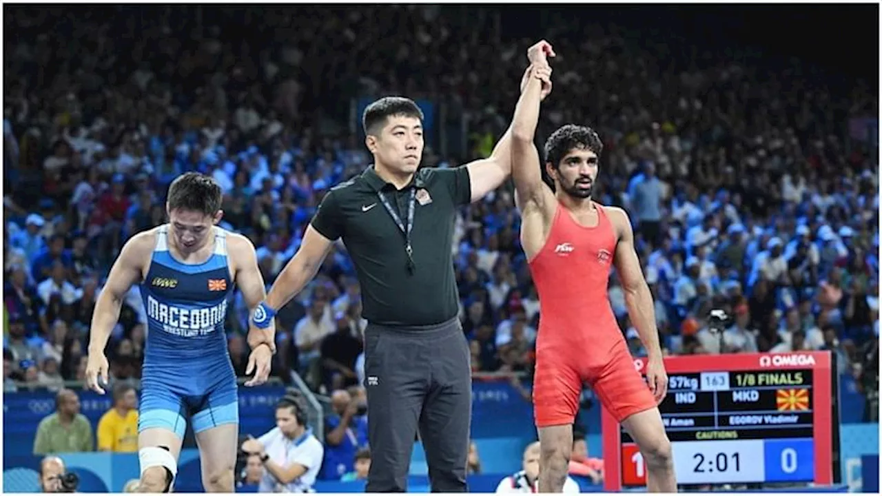 Paris Olympics : कुश्ती में कांस्य जीत बिरोहड के अमन बने सुलतान, माता-पिता और देश के नाम किया पदक