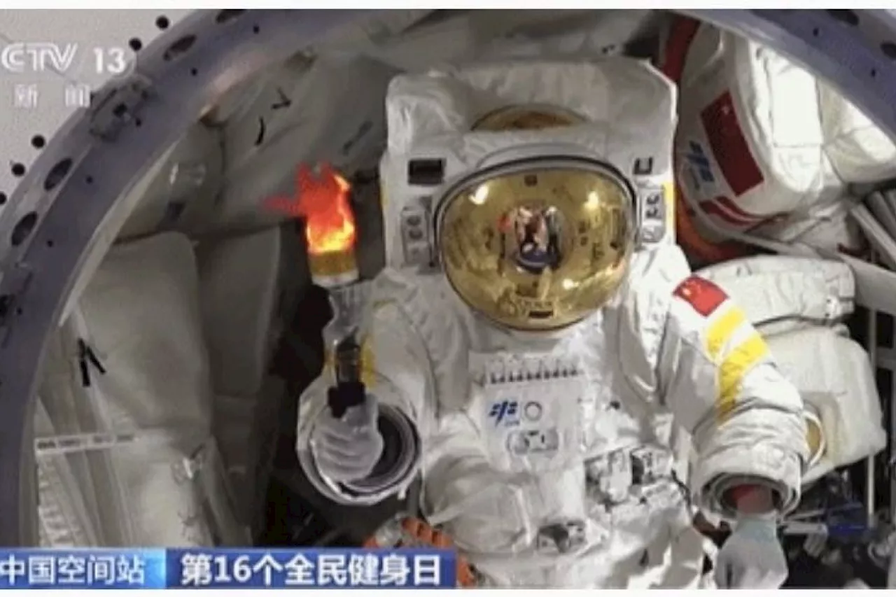 Taikonaut gelar 'Olimpiade' tiruan di stasiun luar angkasa China