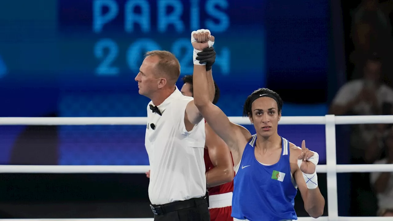 Women rally around Algerian boxer Imane Khelif at Paris Olympics as she has faced backlash