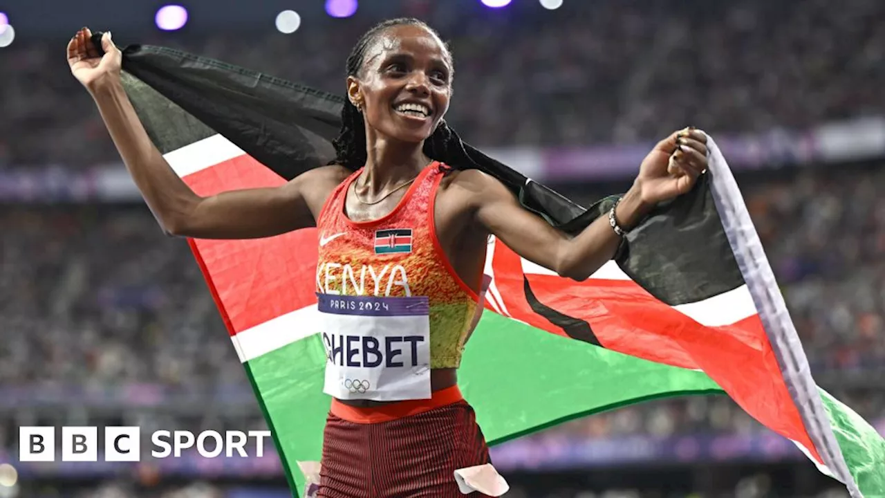 Paris 2024: Beatrice Chebet completes Olympic double as Tunisia get first gold