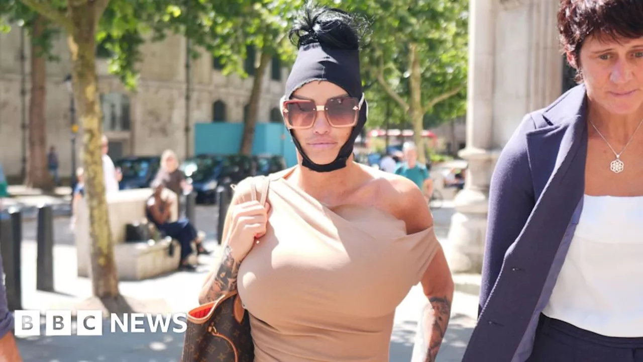 Katie Price: Former model arrives at court after Heathrow arrest